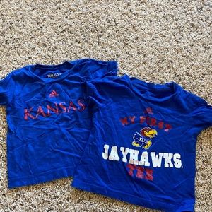 Adidas My first Jayhawks tee Kansas KU Jayhawks t-shirts